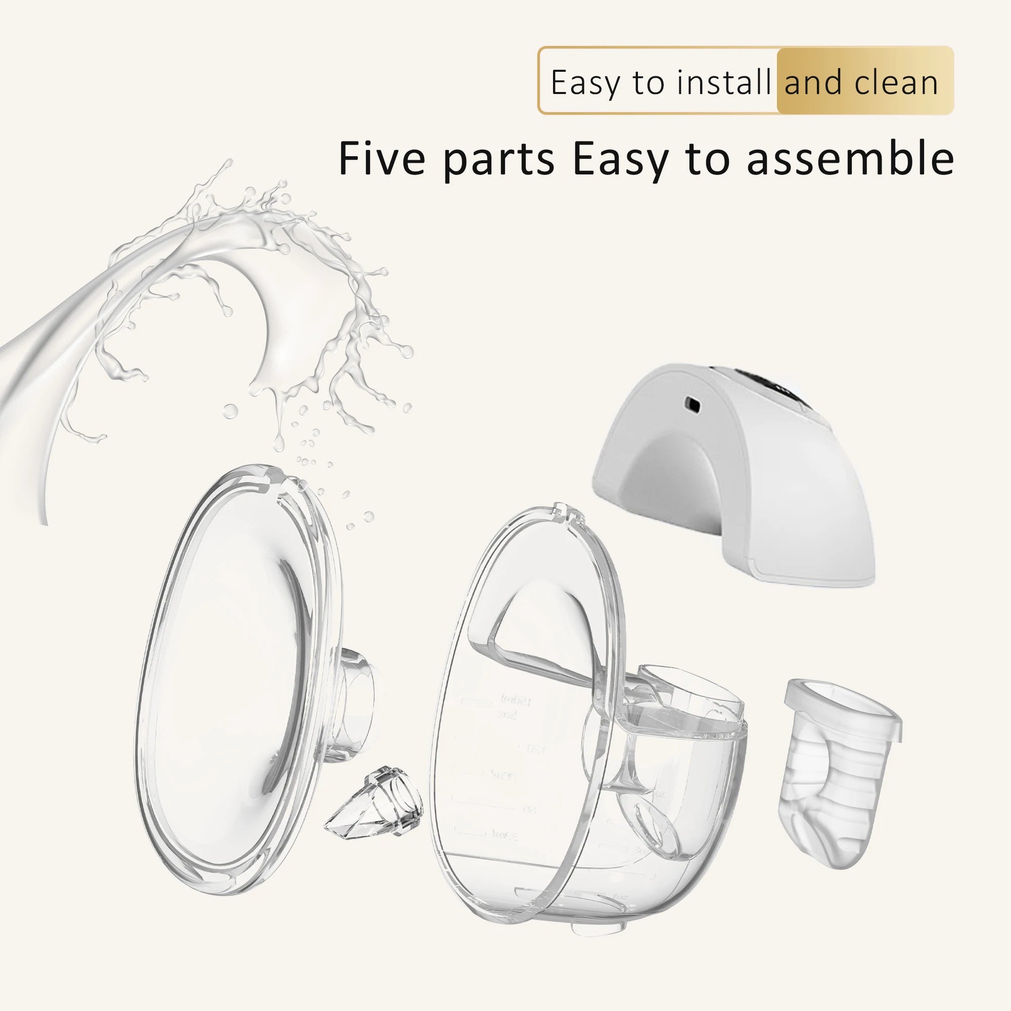 S39 Bluetooth Borstkolf Handsfree Draadloze Draagbare Elektrische Eendelige Bluetooth Draagbare Borstkolf